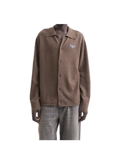 Knitted Shirt Séfr | MFW26KNITTEDARK BROWN